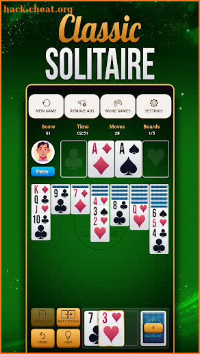 Klondike Solitaire Offline screenshot