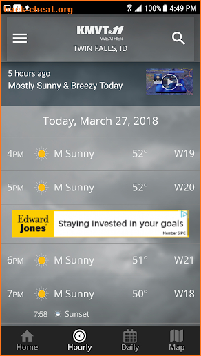 KMVT Weather screenshot