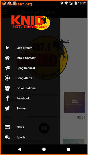 KNID 107.1 screenshot