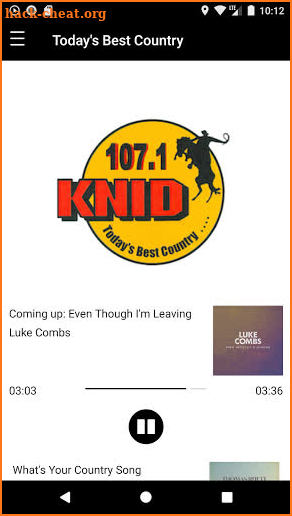 KNID 107.1 screenshot