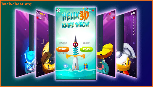 Knife Hit & Knife Throw 3D Game screenshot