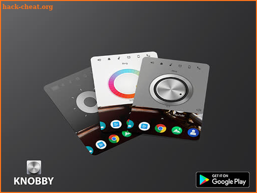 Knobby volume control - Unique volume widget app screenshot