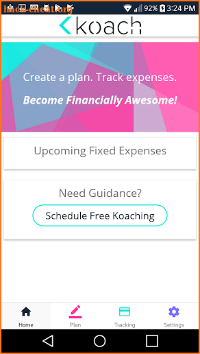 Koach Financial screenshot