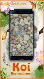 Koi pond 3D live wallpaper screenshot