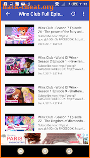 KOLEKSI VIDEO WINX CLUB screenshot