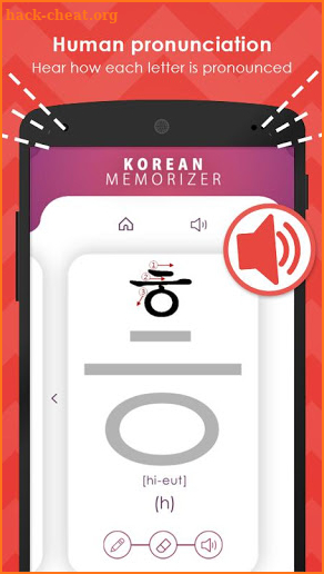 Korean Memorizer - learn to write and read Korean screenshot