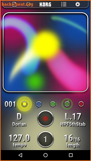 KORG Kaossilator for Android screenshot