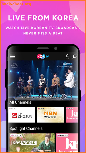 KORTV for Android TV screenshot