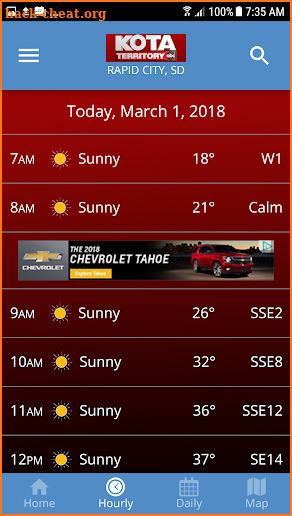 KOTA Mobile Weather screenshot