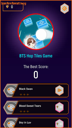 KPOP-BTS Dancing Tiles Hop screenshot