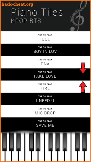 KPOP BTS - Piano Tap Free screenshot