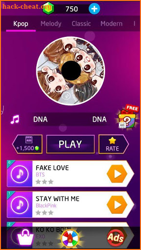 Kpop: BTS Piano Tiles 3 screenshot