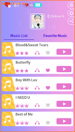 kpop music game 2019 - Magic Dream Tiles screenshot