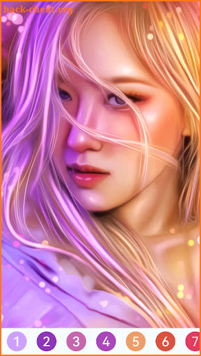 KPOP Paint by Number Coloring screenshot