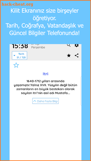 Kpss Kısa Bilgiler ve Şifreler (Kilit Ekranında) screenshot