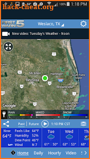 KRGV FIRST WARN 5 Weather screenshot