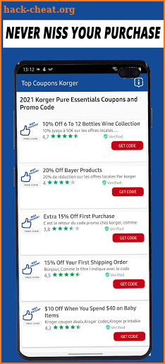 kroger digital coupons screenshot