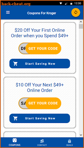 Kroger digital coupons: Deals - Coupons screenshot