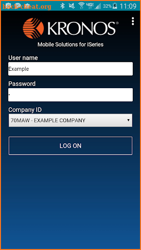 Kronos Mobile for iSeries screenshot