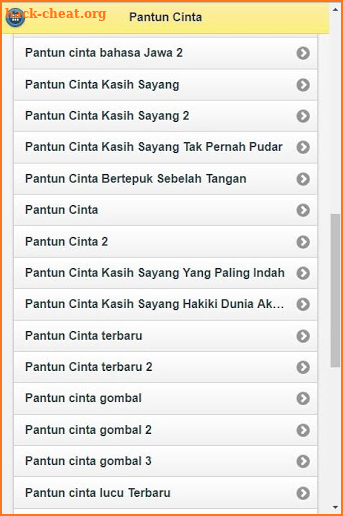 Kumpulan Pantun Cinta screenshot