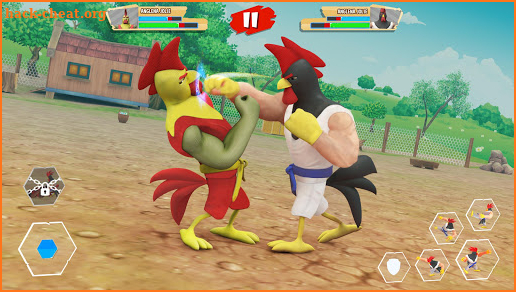 Kung Fu Chicken Fighting: Farm Rooster Karate Game screenshot