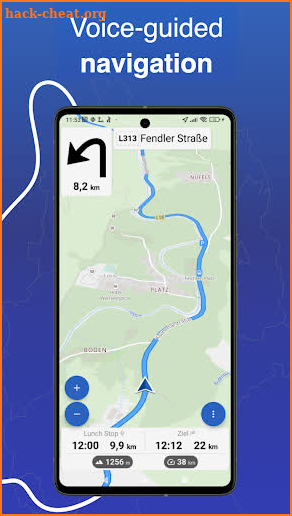 Kurviger Motorcycle Navigation screenshot