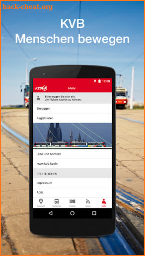 KVB-App screenshot