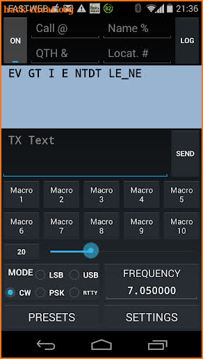 KX3 Companion for Ham Radio screenshot