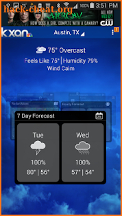 KXAN Weather screenshot