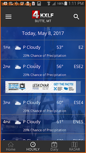 KXLF STORMTracker Weather App screenshot