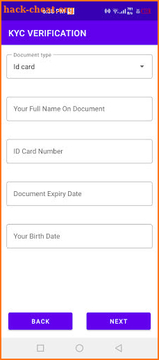 KYC Verification screenshot