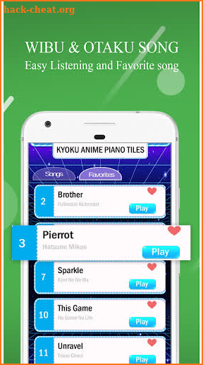 Kyoku OST ANIME PIANO TILES 2019 screenshot