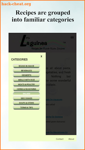 La Guinea Puerto Rican Recipes screenshot