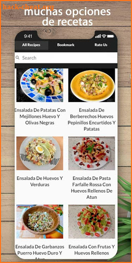 La mejor receta de ensalada de huevo screenshot