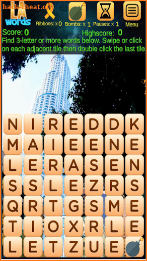 LA Words Puzzle Game screenshot