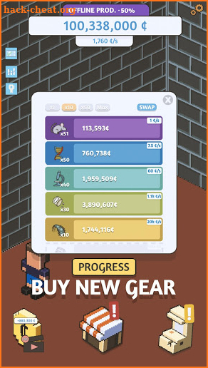 Lab LLC - Idle Clicker screenshot