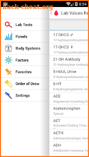 Lab Values Reference Pro screenshot