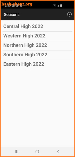 Lacrosse Statistics screenshot