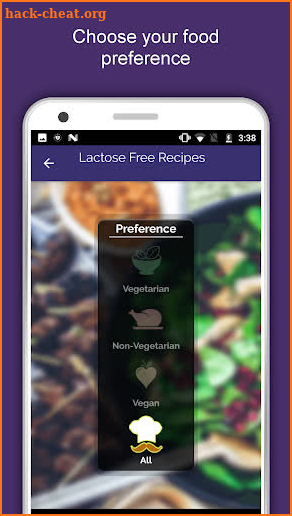 Lactose Free Food Recipes : Dairy Free Products screenshot