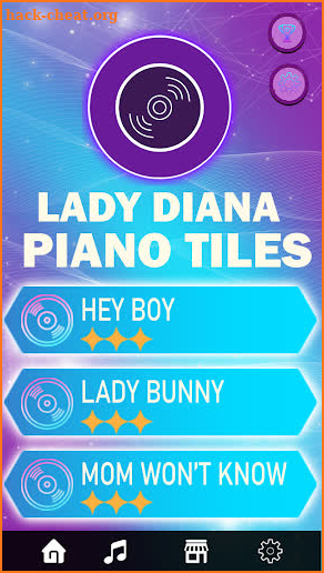 Lady Diana Piano Game screenshot