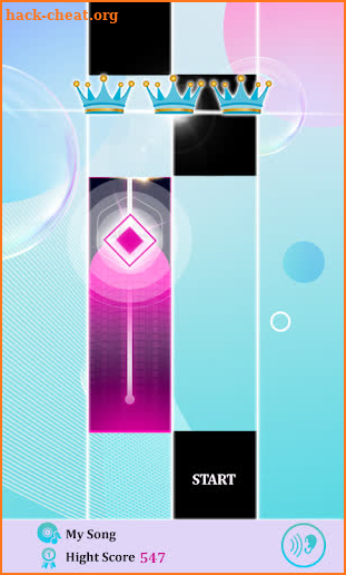 Lady Diana Piano tiles screenshot