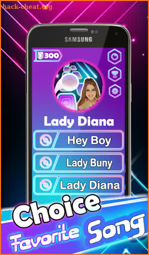 Lady Diana Tiles Hop screenshot