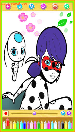 Ladybug Cat Coloring Book screenshot