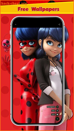 Ladybug Noir Wallpaper Free 🐞 screenshot