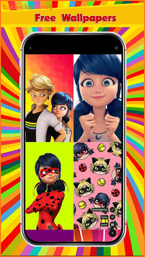 Ladybug Noir Wallpaper Free 🐞 screenshot