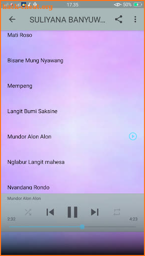 Lagu Suliana Banyuwangi Offline screenshot