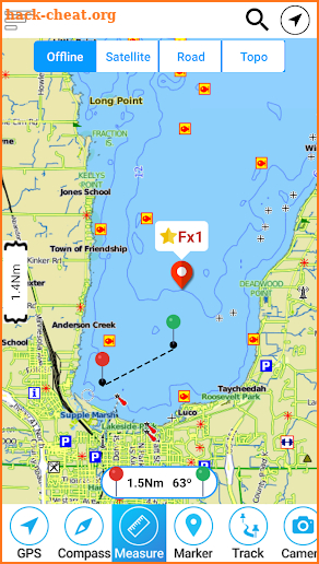 Lake Norman Offline GPS  Nautical Charts screenshot