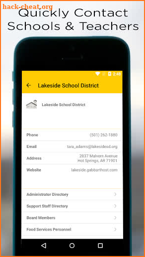 Lakeside Schools, Hot Springs screenshot