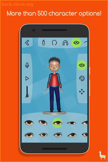 LamaChat - Personal emoji, chat, effects and pics screenshot