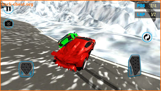 Lamborghini Car Snow Racing screenshot